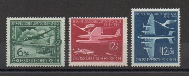 Michel Nr. 866 - 868, Luftpostdienst postfrisch.